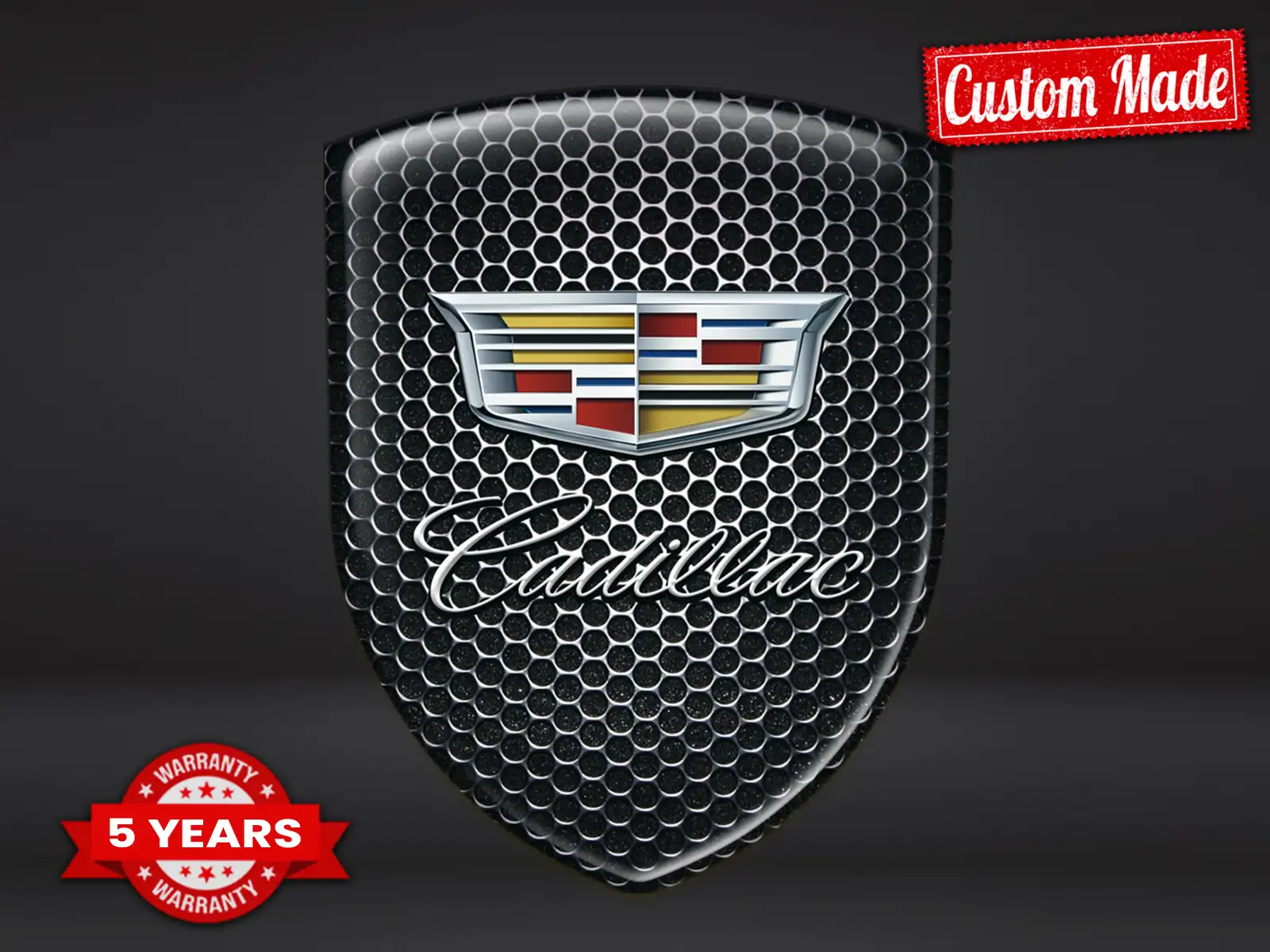 Cadillac Wasserfester Kleber Robust Puristisch Drift-Optik ST